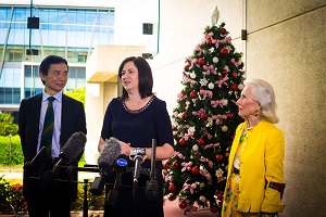 Li Cunxin, Annastacia Palaszczuk, Lady Potter AC