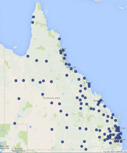 PQF 2014 funded locations