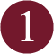 Number one in maroon circle
